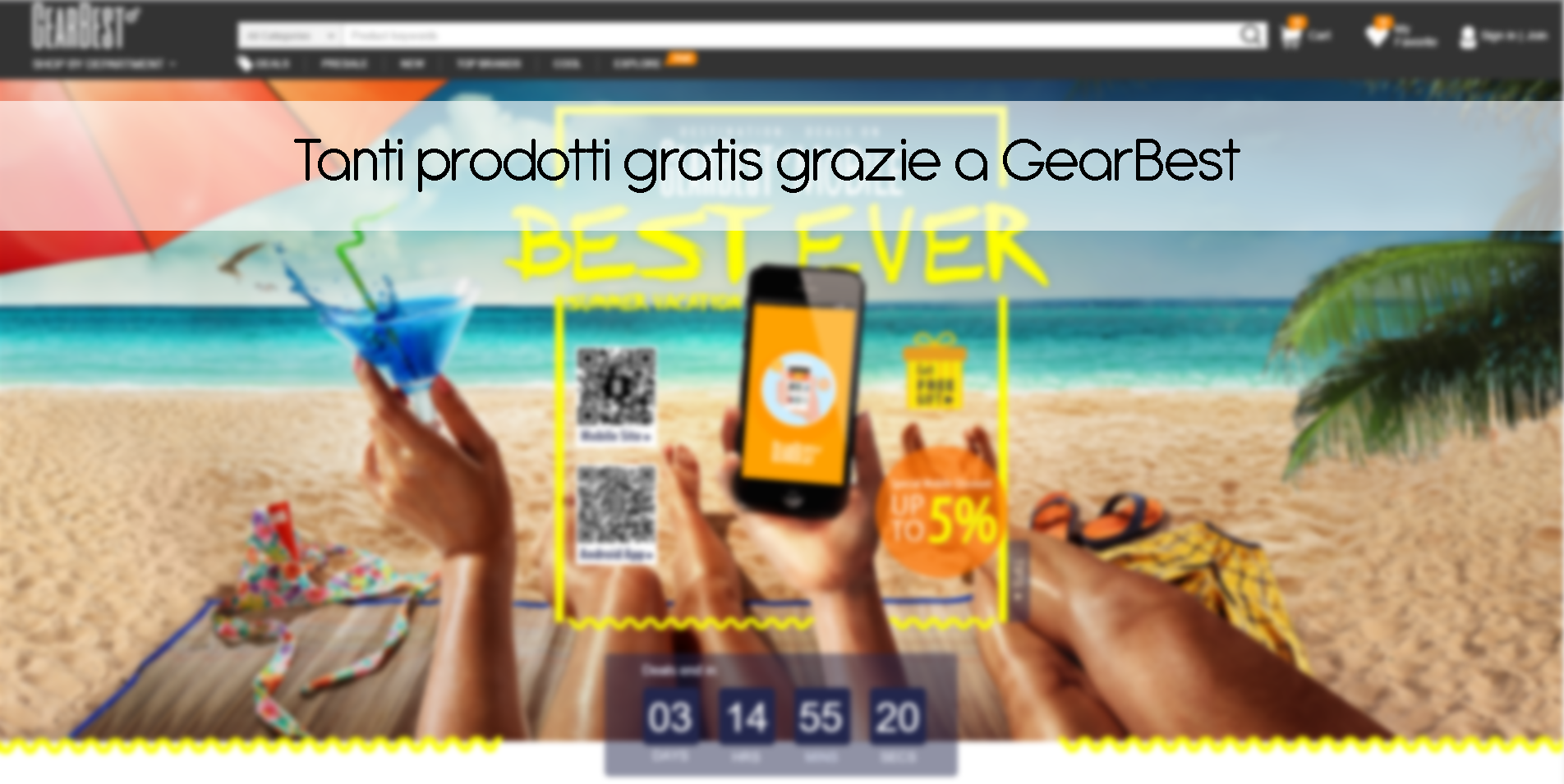 Tanti prodotti gratis grazie a GearBest Tanti prodotti gratis grazie a GearBest - Copertina
