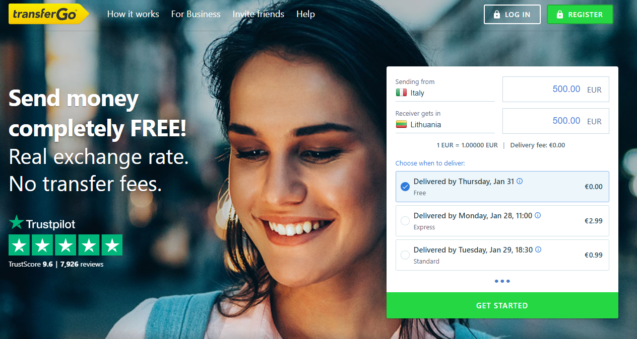 TransferGo vi regala 11€. Ecco come! Copertina – Trasfergo